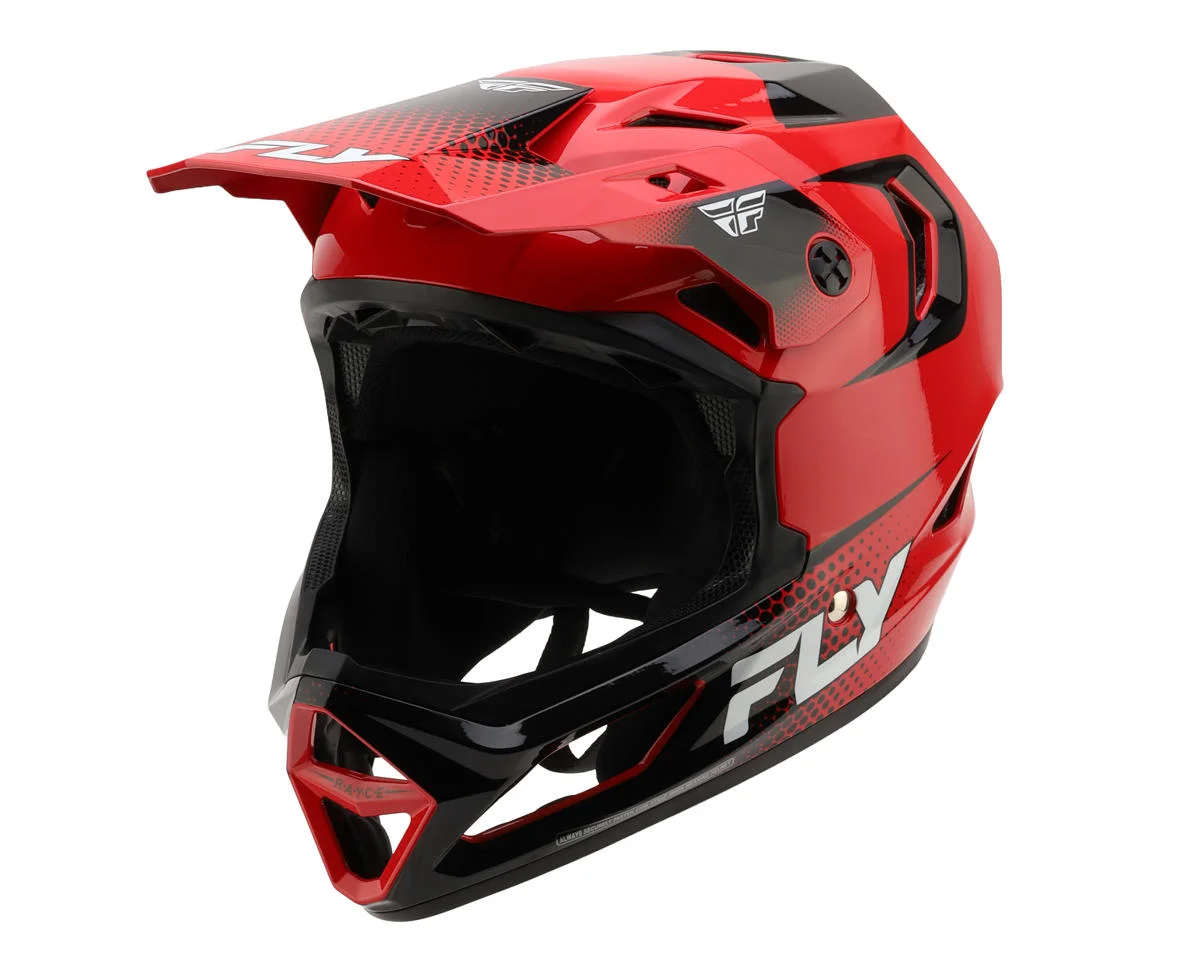 Fly Racing Rayce Sonar Bicycle Helmet (Red/Black/White) (S)